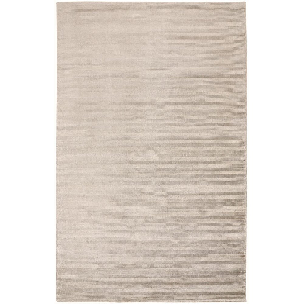 Batisse Plush Viscose Hand Loomed Rug, Oyster Gray, 3ft-6in x 5ft-6in Accent Rug, 6698717FTPE000C50. Picture 1