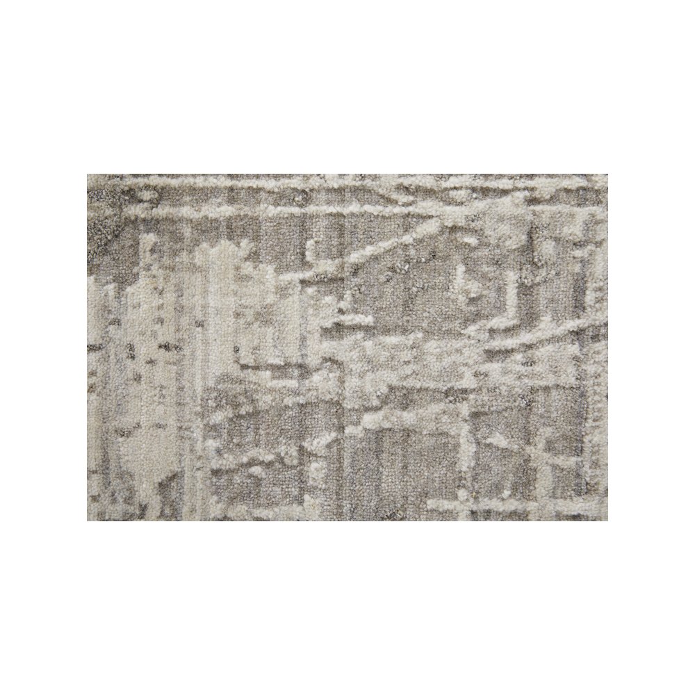 Eastfield Modern Abstract, Gray/Ivory, 3' x 5' Accent Rug. Picture 6