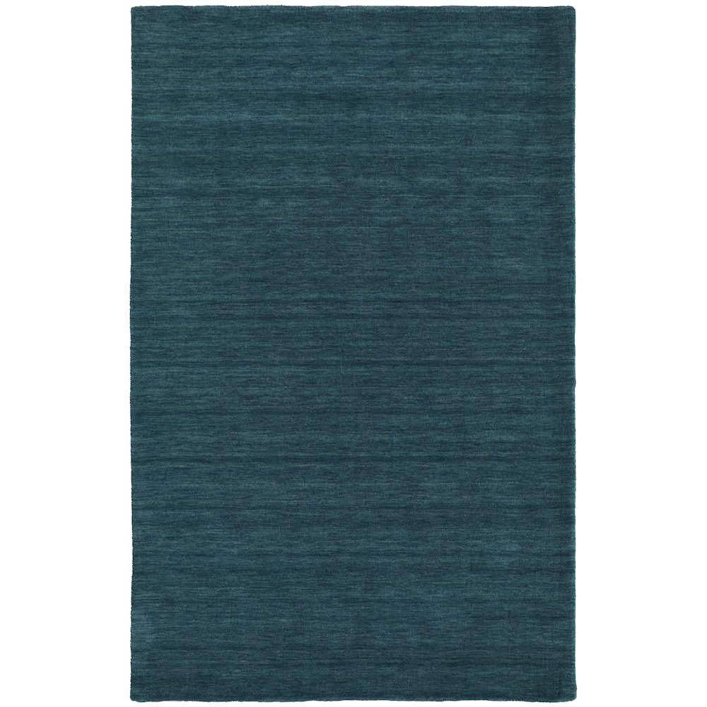 Luna Hand Woven Marled Wool Rug, Teal Blue/Green, 3ft-6in x 5ft-6in Accent Rug, 5798049FTEL000C50. Picture 1