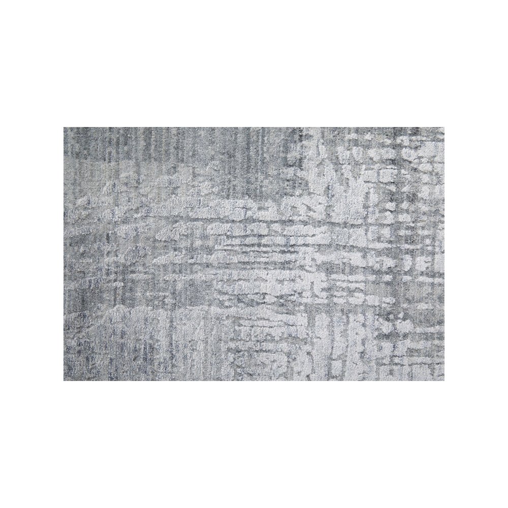 Eastfield Modern Abstract, Blue/Silver, 5' x 8' Area Rug. Picture 6