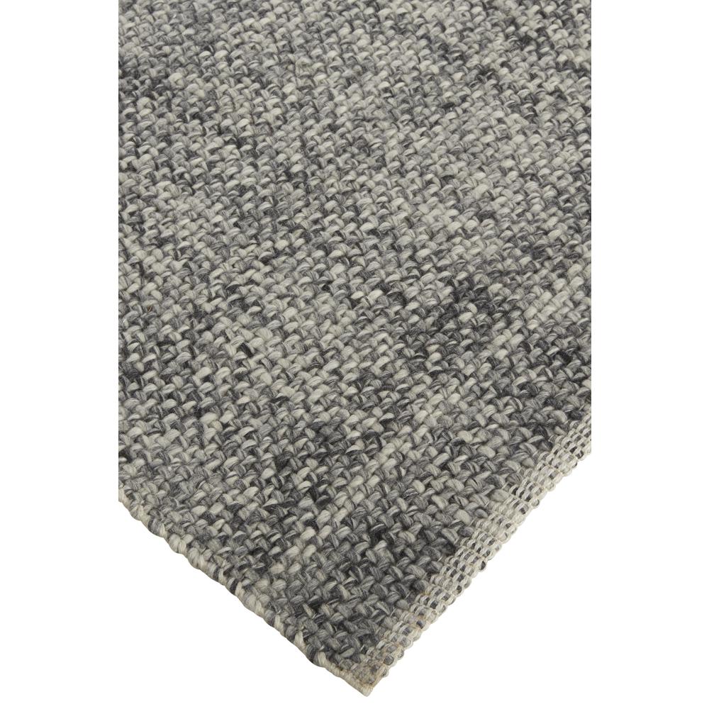 Naples Space Dyed In/Outdoor Flatweave, Charcoal Gray, 5ft x 8ft Area Rug, NAP0751FGRY000E10. Picture 3