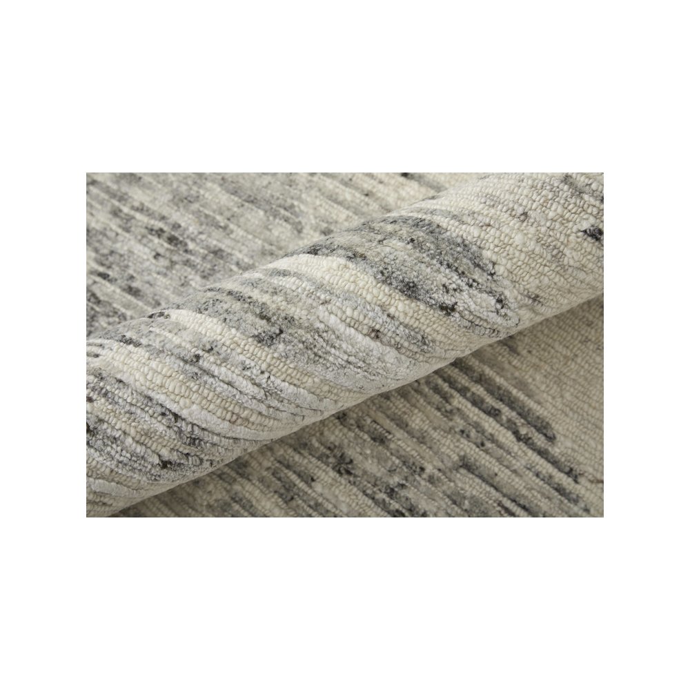 Brighton Modern Abstract, Ivory/Gray, 2' x 3' Accent Rug. Picture 6