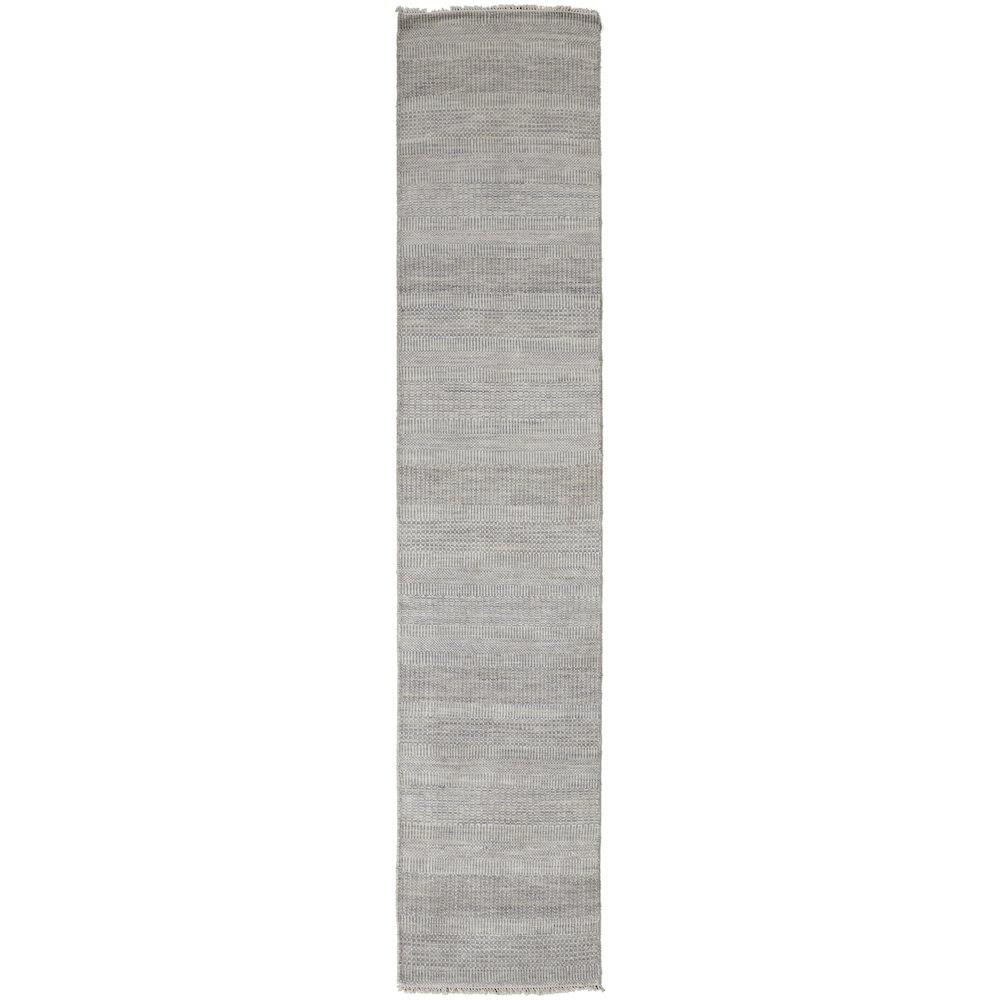 Janson Classic Striped Rug, Steel/Silver Gray, 2ft - 6in x 10ft, Runner, I92I6063GRYSLVI10. Picture 1