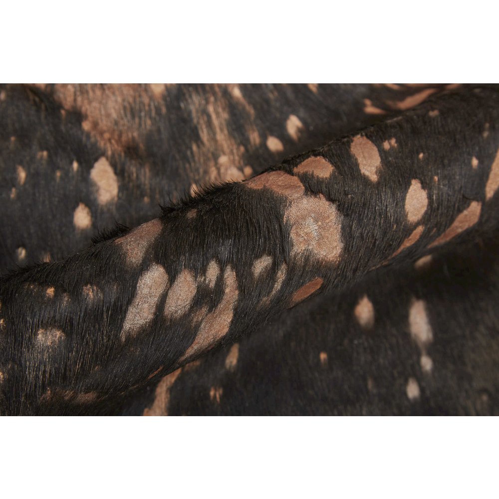 Ellyse Transitional Animal Print, Brown, Large Shaped Rug. Picture 5