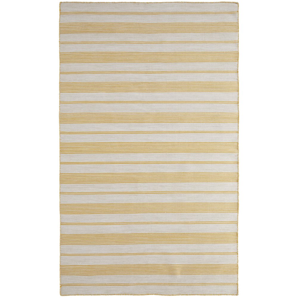 Duprine Transitional Stripes, Yellow/Ivory, 10' x 14' Area Rug. Picture 1
