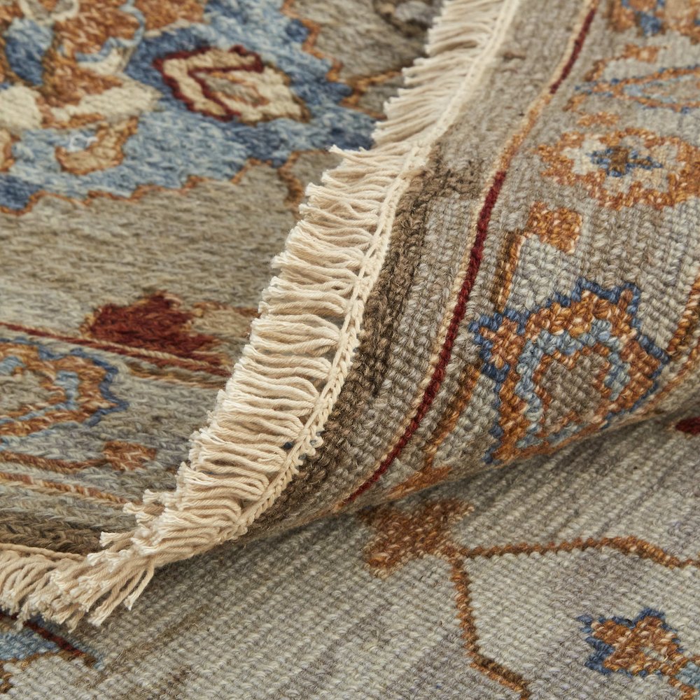 Leylan Transitional Floral & Botanical, Brown/Tan/Gray, 2' x 3' Accent Rug. Picture 7