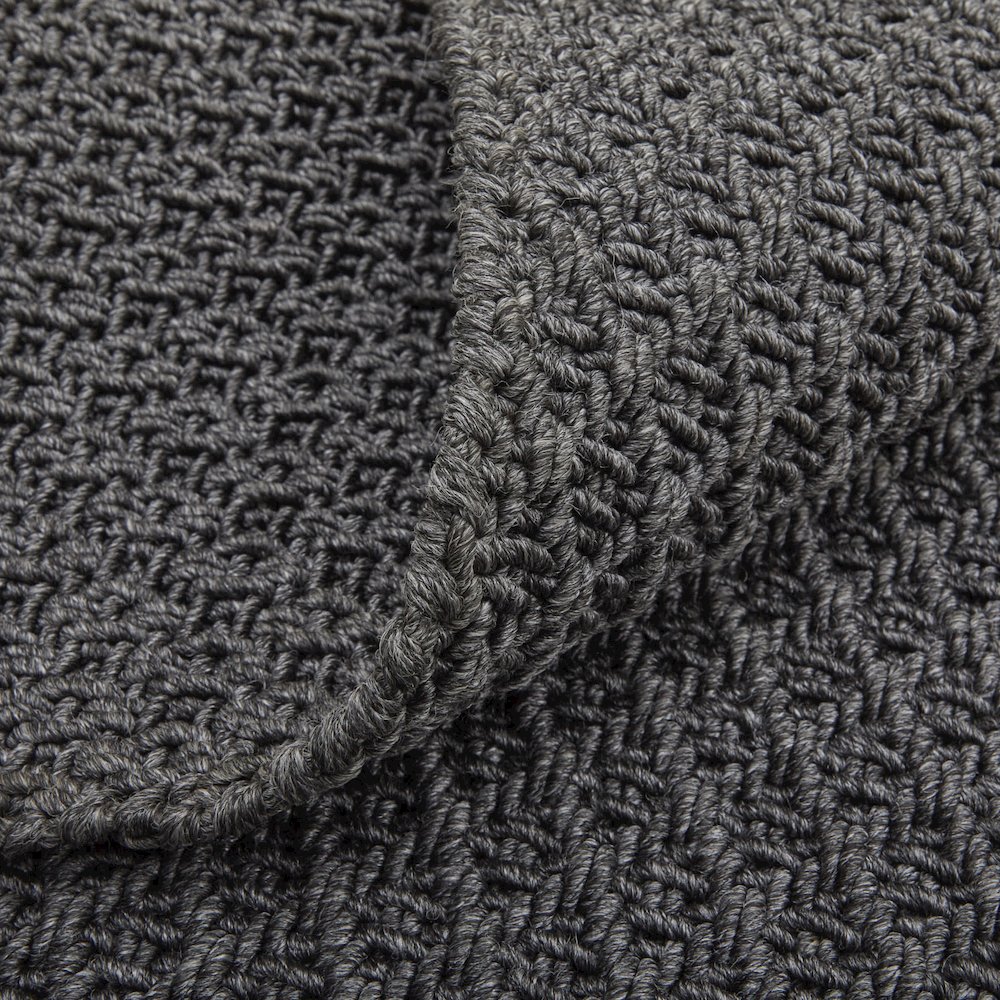 Tito Modern Solid, Gray, 10' x 14' Area Rug. Picture 6