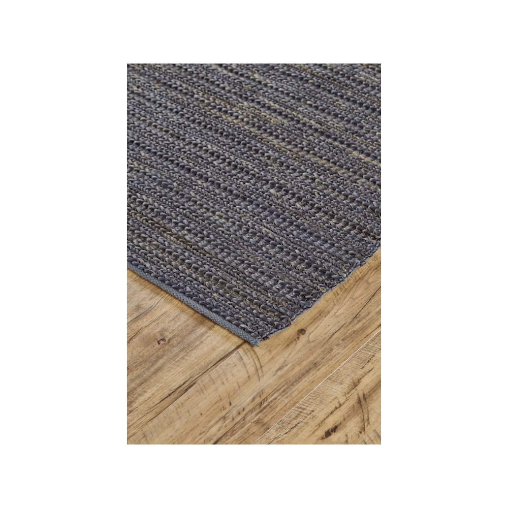 Kaelani Natural Handmade Area Rug, Solid Color, Midnight Blue/Brown, 8ft x 11ft, 6850769FONX000G99. Picture 3