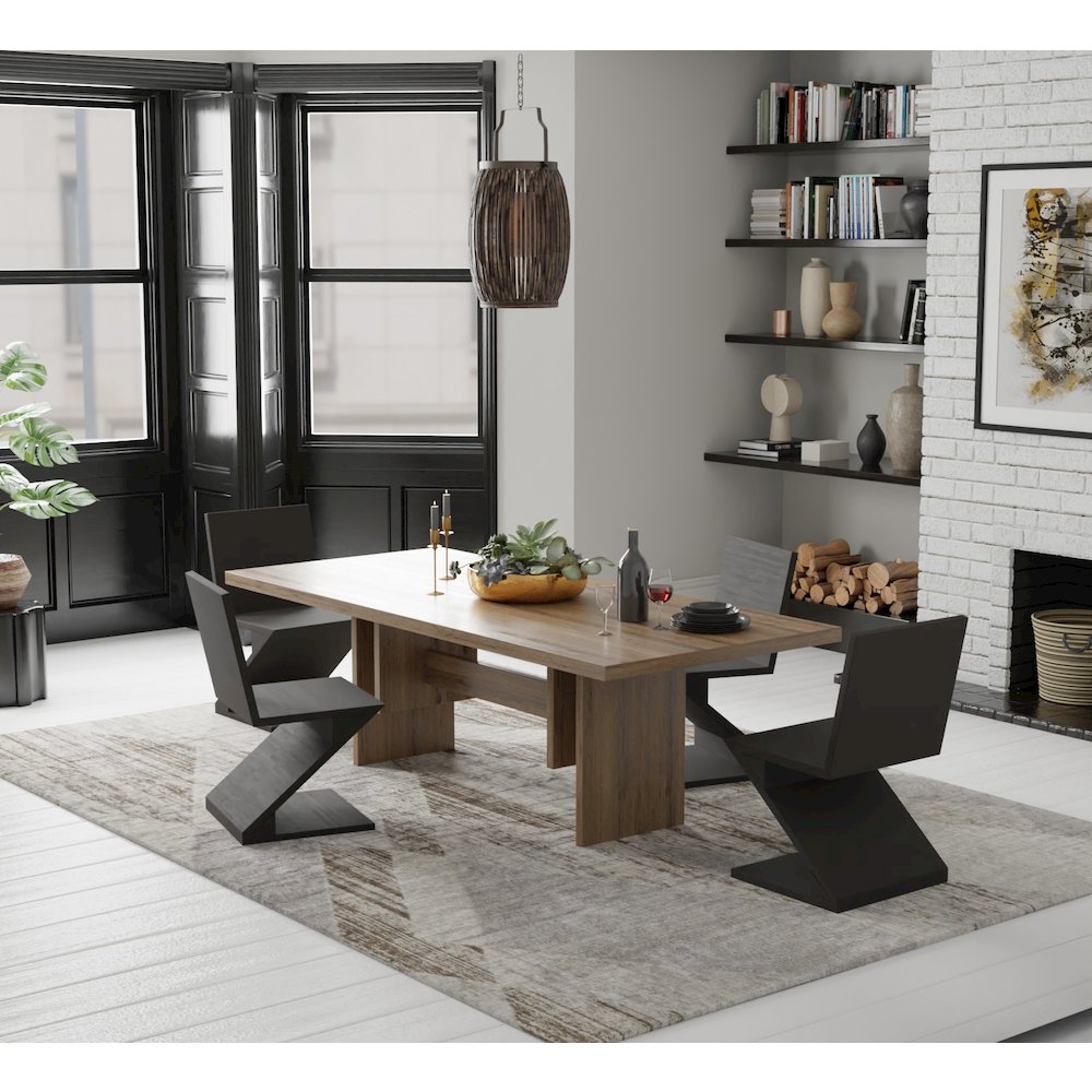 Vancouver Modern Geometric, Tan/Brown/Ivory, 9' x 12' Area Rug. Picture 3