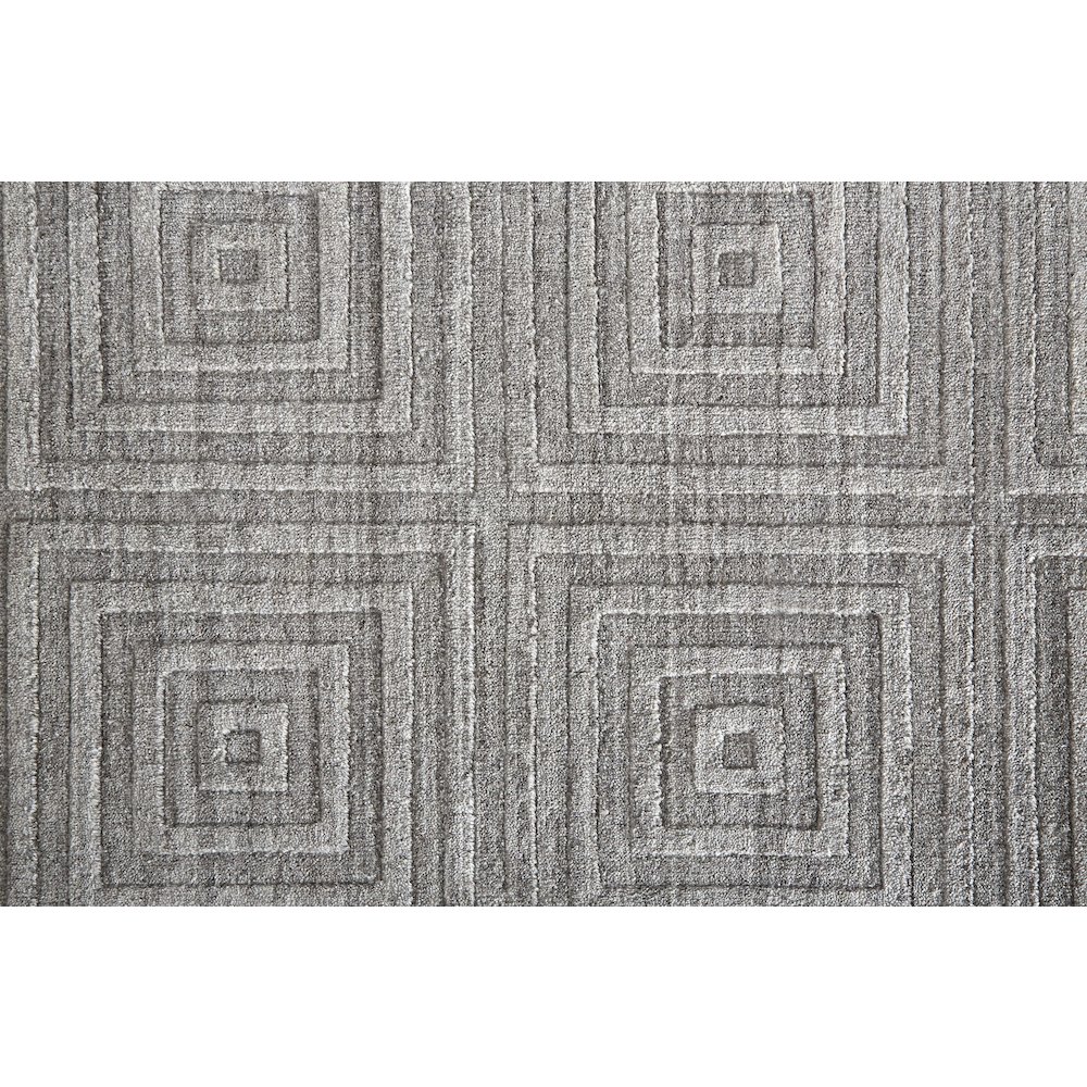 Redford Transitional Solid, Gray/Silver, 5' x 8' Area Rug. Picture 6