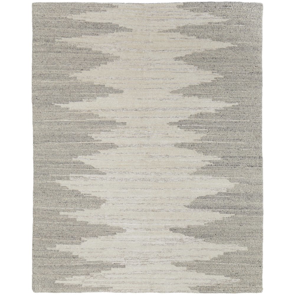 Navaro Modern Gradient & Ombre, Ivory/Tan, 5'-6" x 8'-6" Area Rug. Picture 1