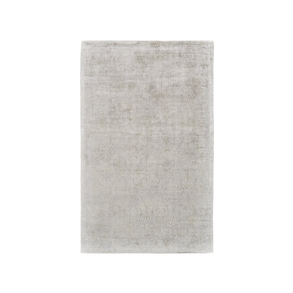 Nadia Distressed Damask Rug, Silver Birch/Light Gray, 5ft x 8ft Area Rug, 6678573FSLV000E10. Picture 1