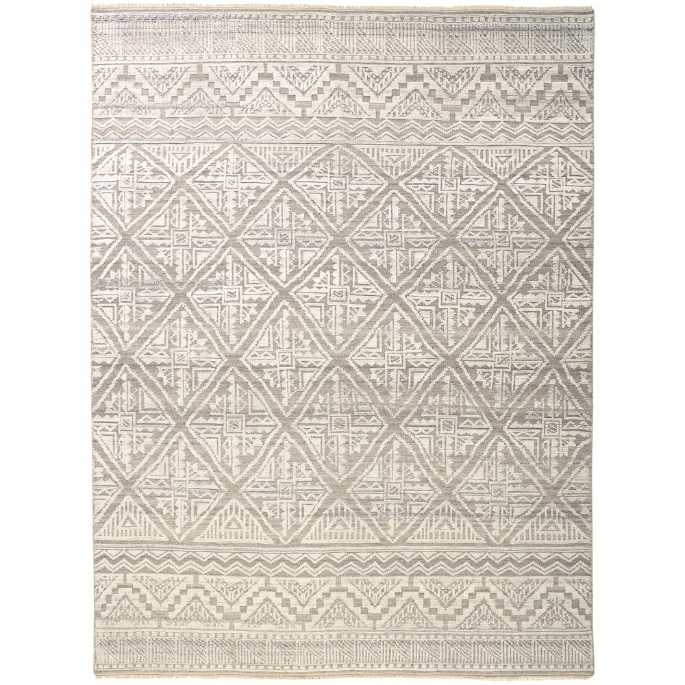 Payton Nomadic Diaimond Pattern Rug, Ivory/Tan, 2ft x 3ft Accent Rug, 9806497FBGEGRYP00. Picture 1