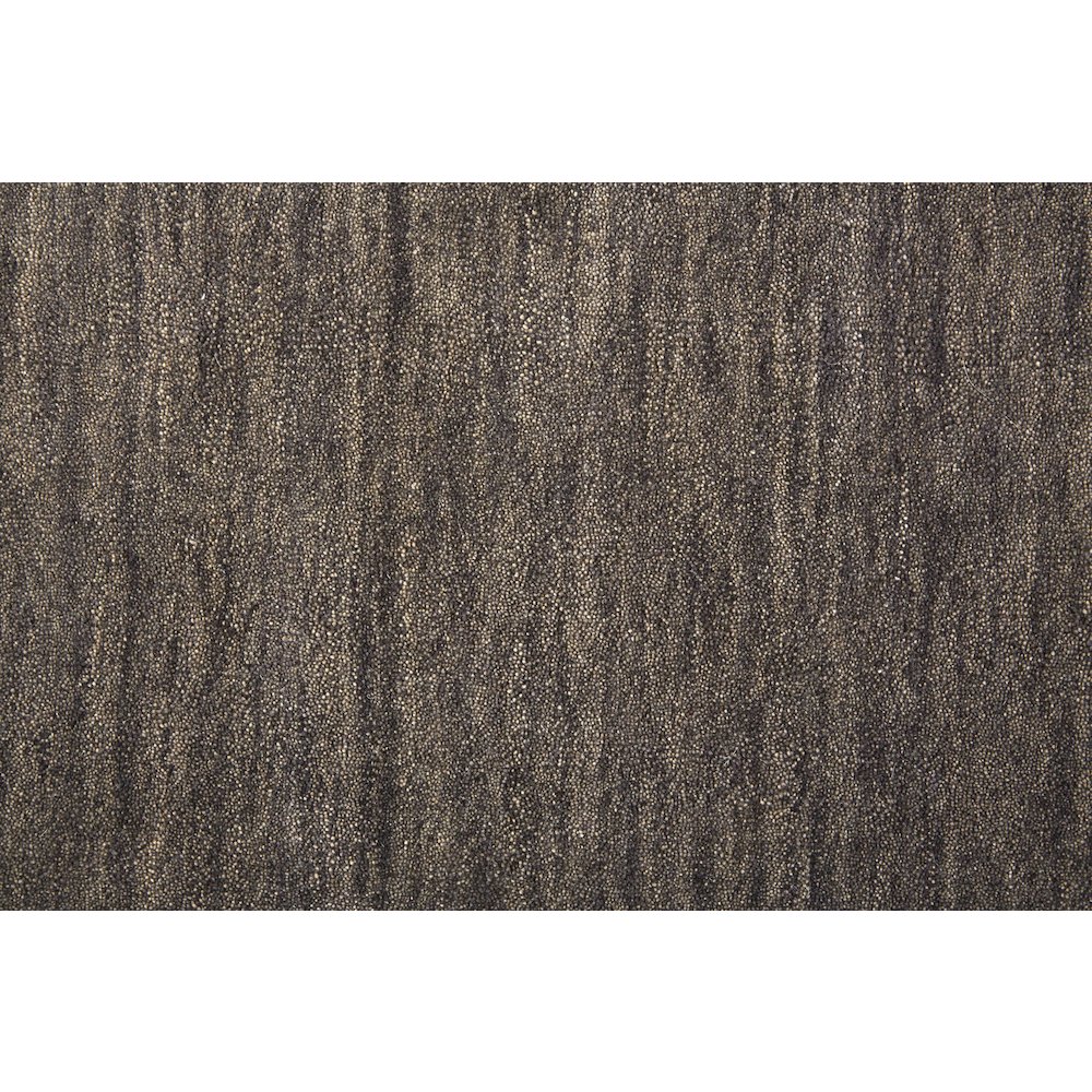 Luna Hand Woven Marled Wool Rug, Charcoal Gray, 10ft x 10ft Round, 5798049FCHL000N95. Picture 6