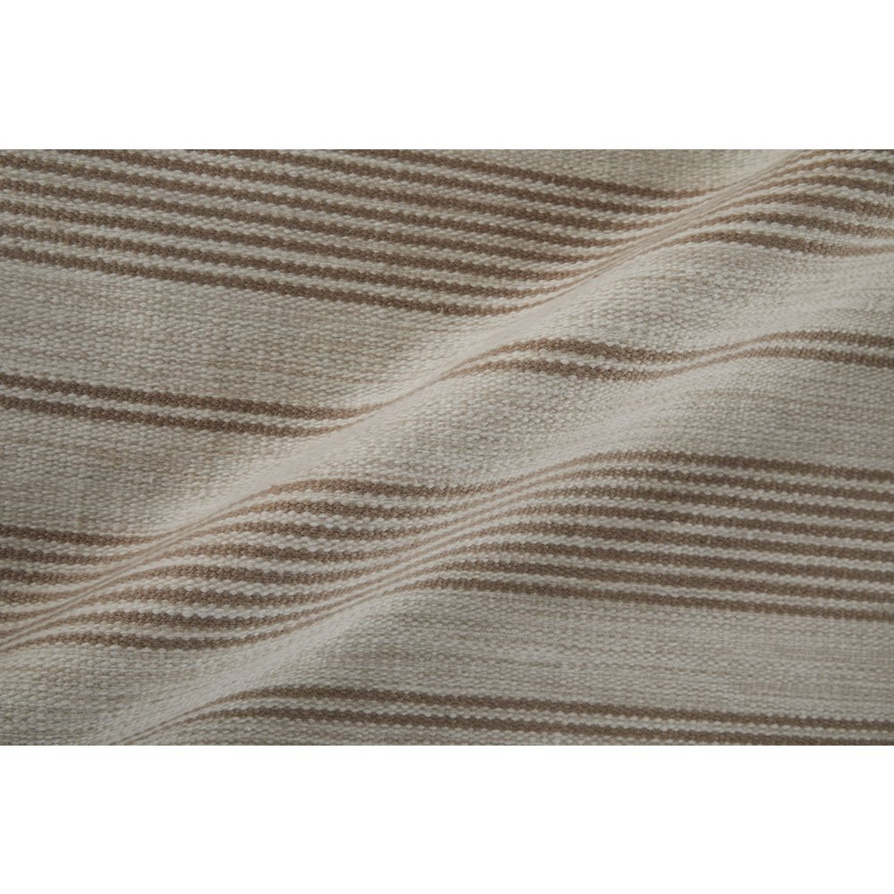 Duprine Transitional Stripes, Ivory/Taupe, 10' x 14' Area Rug. Picture 5