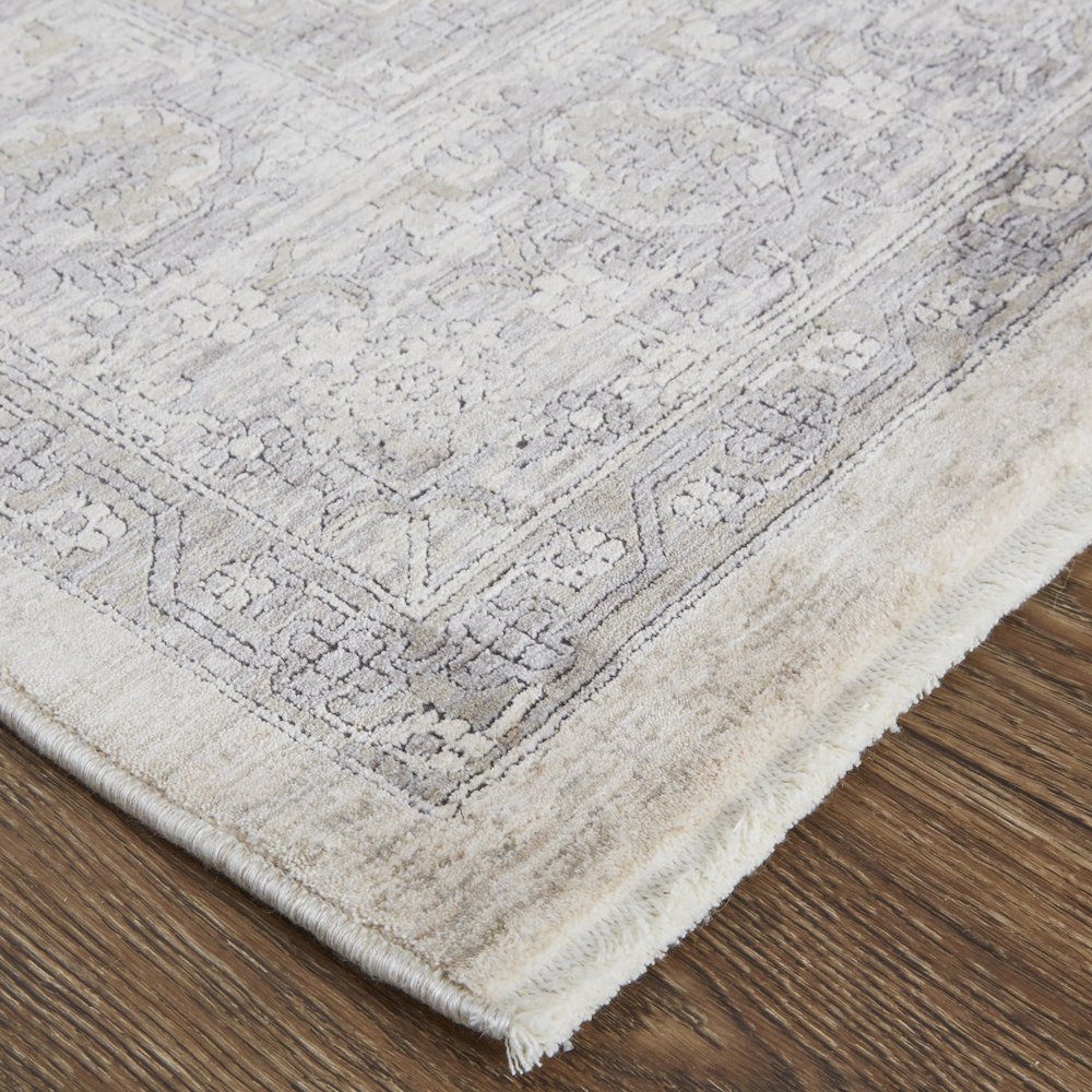 Marquette Rustic Persian Farmhouse Area Rug, Beige/Warm Gray, 9ft-6in x 12ft-7in, MRQ3776FBGEGRYH07. Picture 3