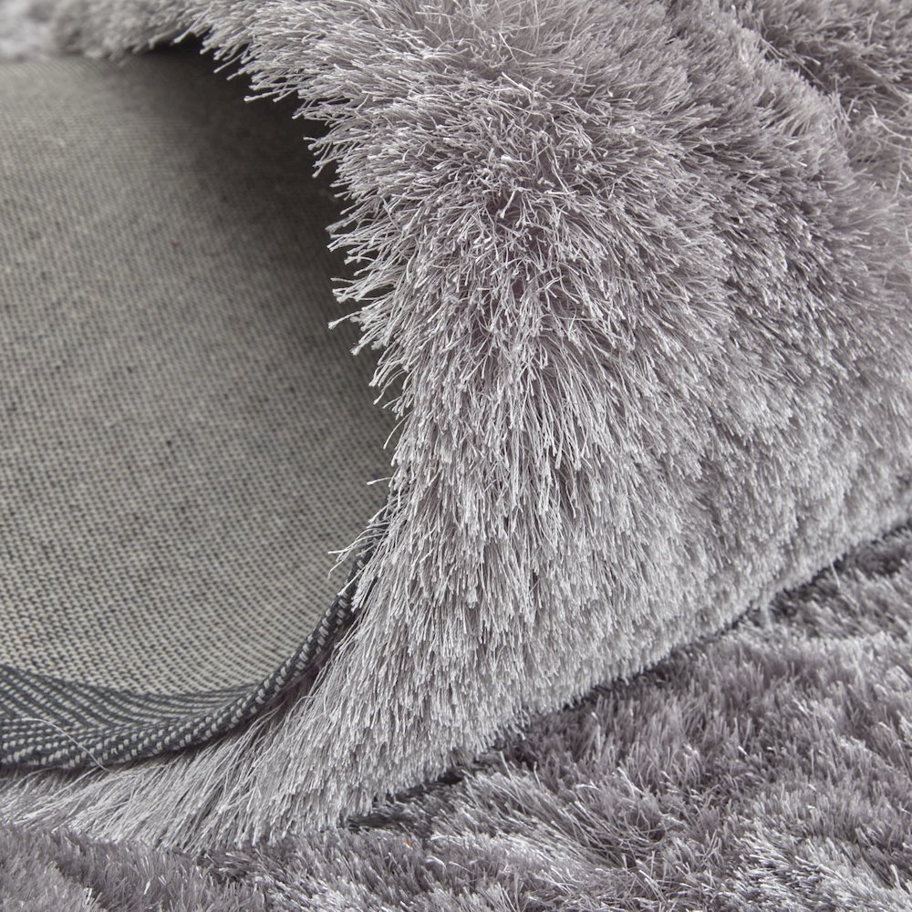 Indochine Plush Shag Rug Metallic Sheen, Amethyst Quartz, 3ft-6in x 5ft-6in, 4944550FSMYAMSC50. Picture 7