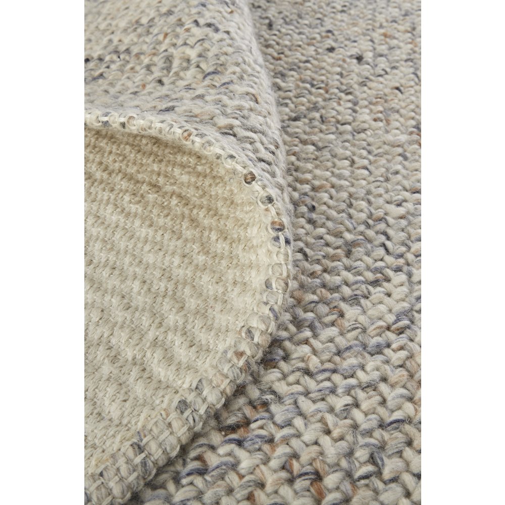 Naples Space Dyed In/Outdoor Flatweave, Warm Gray/Tan, 8ft x 10ft Area Rug, NAP0751FIVYGRYF00. Picture 6