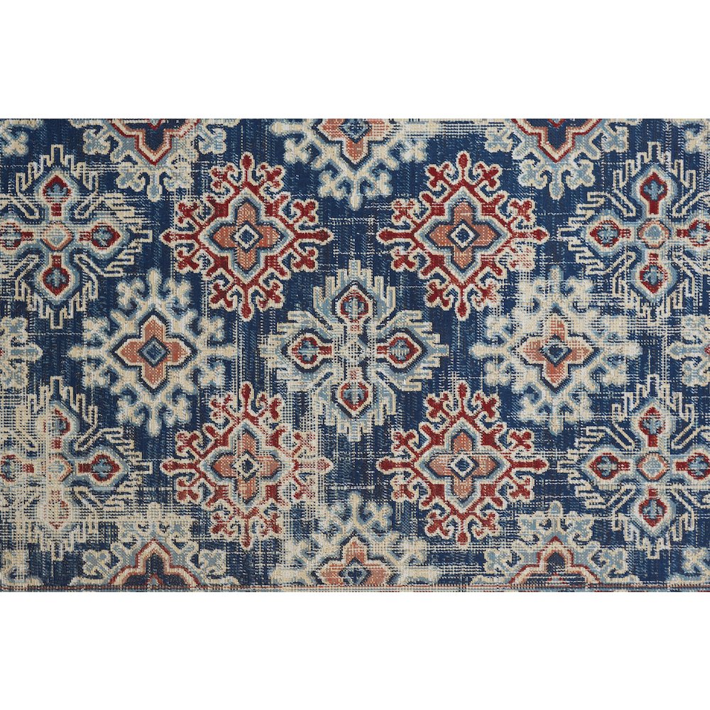 Nolan Transitional Oriental, Blue/Red/Ivory, 12'-10" x 15' Runner. Picture 6