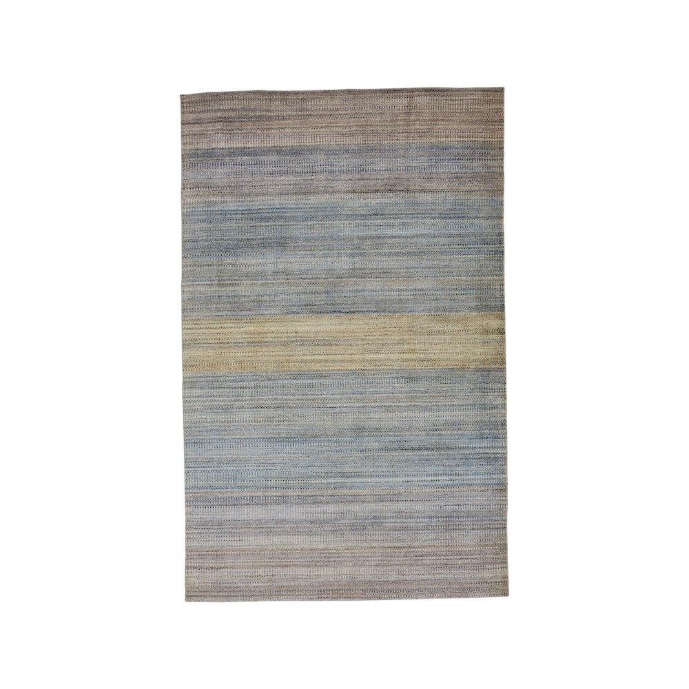 Milan Ombre Striped Rug, Sky Blue/Lilac/Tan, 5ft x 8ft Area Rug, 7346488FPST000E10. Picture 1