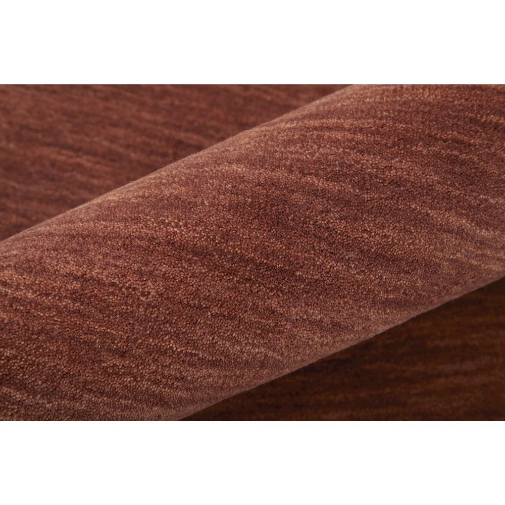 Luna Hand Woven Marled Wool Rug, Rust/Red-Orange, 2ft x 3ft Accent Rug, 5798049FRST000P00. Picture 5