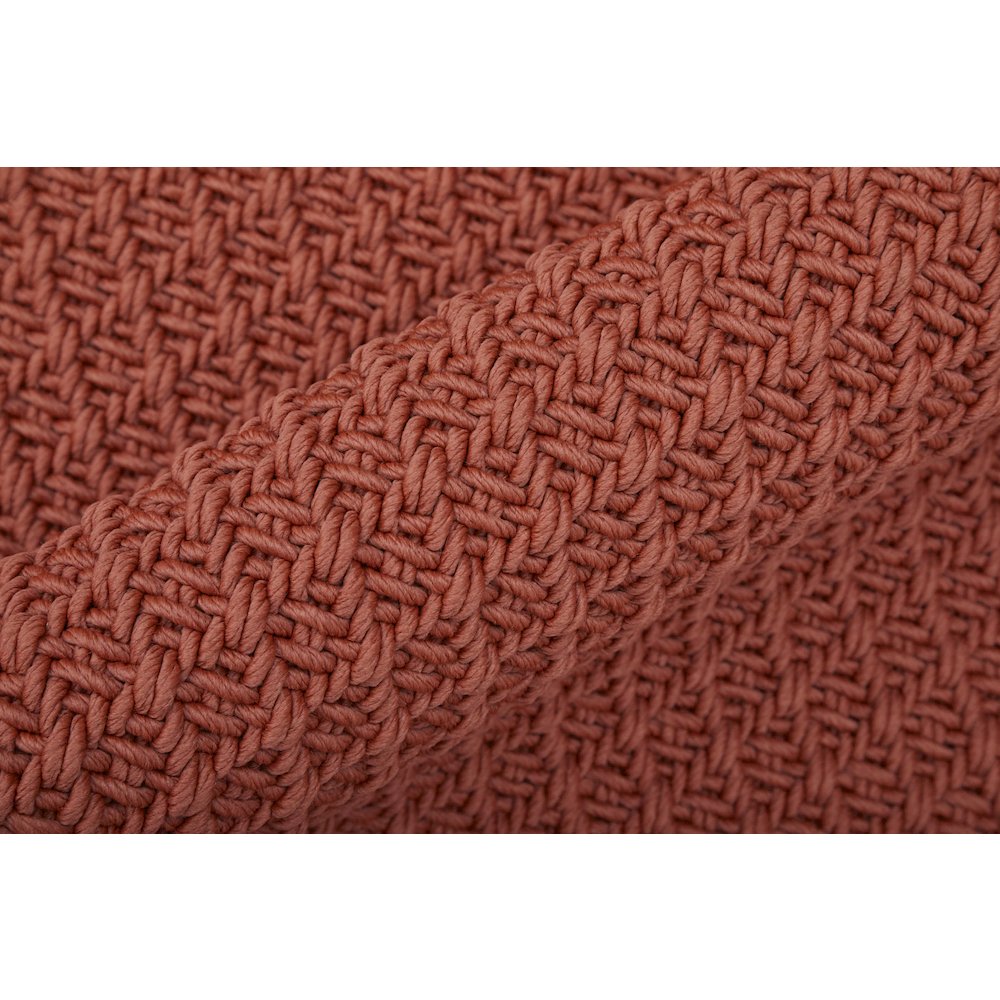 Tito Modern Solid, Red, 9' x 12' Area Rug. Picture 4