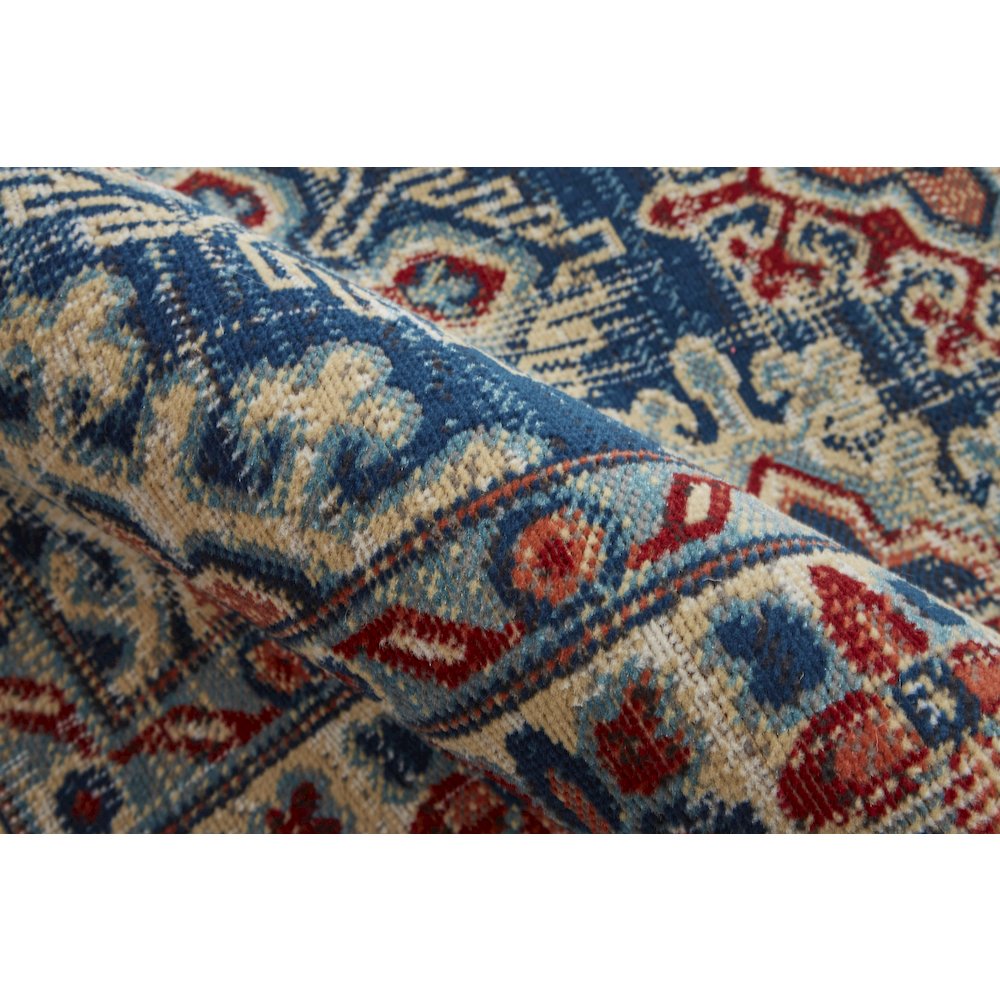 Nolan Transitional Oriental, Blue/Red/Ivory, 12'-10" x 15' Runner. Picture 5