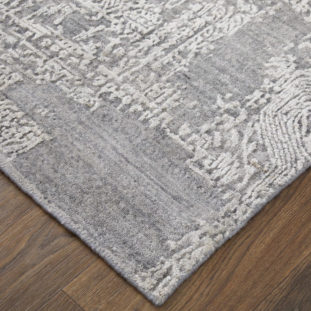 Eastfield Modern Abstract, Gray, 5' x 8' Area Rug. Picture 3
