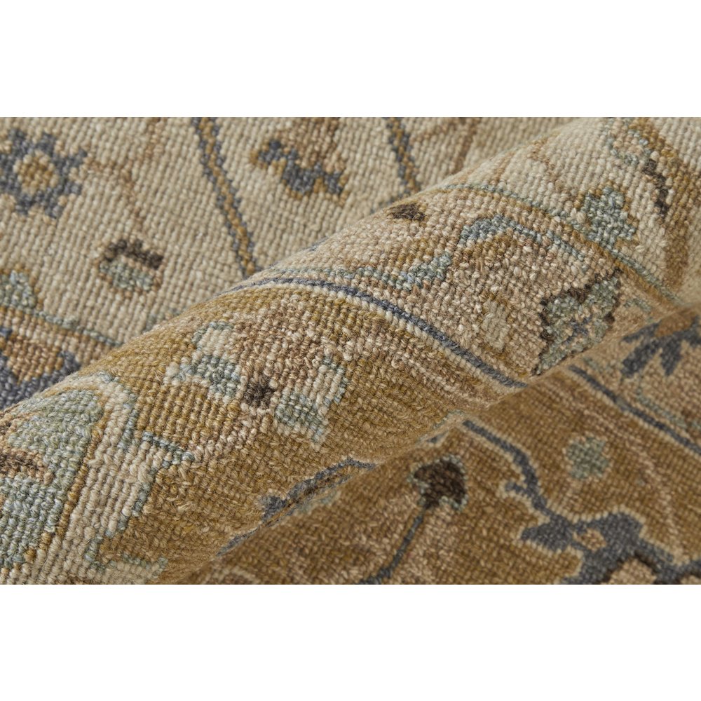 Corbitt Traditional Oriental, Ivory/Gold, 5'-6" x 8'-6" Area Rug. Picture 4