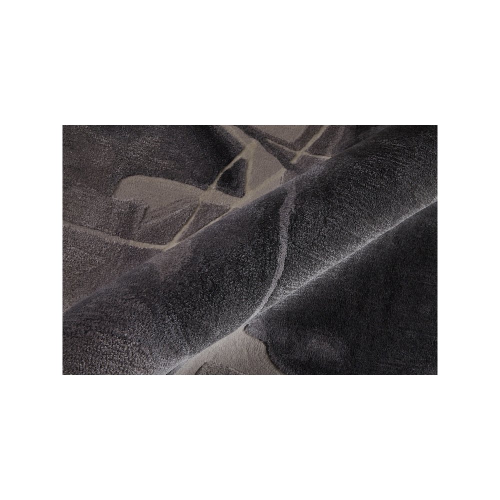 Anya Transitional Abstract, Ivory/Gray/Taupe, 8' x 10' Area Rug. Picture 5