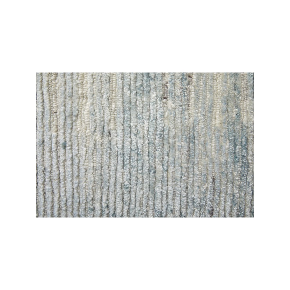 Brighton Modern Abstract, Blue/Ivory/Silver, 7'-9" x 9'-9" Area Rug. Picture 7
