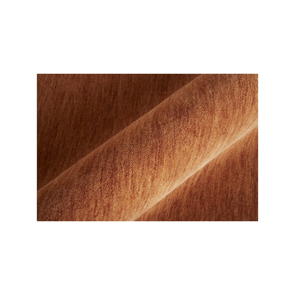 Luna Modern Solid, Orange, 8' x 11' Area Rug. Picture 4