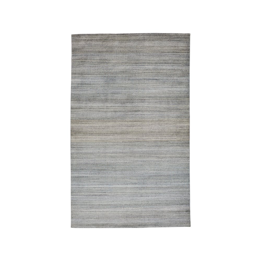 Milan Ombre Striped Rug, Misty Blue/Lilac, 5ft x 8ft Area Rug, 7346488FLILHAZE10. Picture 1