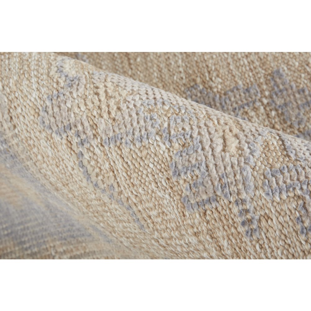 Wendover Transitional Floral & Botanical, Tan/Orange/Blue, 9' x 12' Area Rug. Picture 5