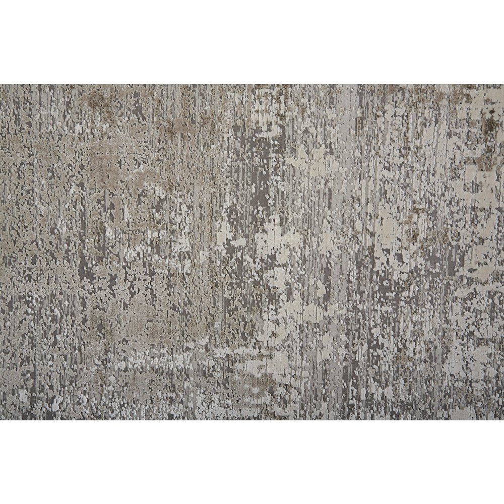 Cadiz Modern Abstract, Tan/Ivory/Gray, 9'-9" x 13'-2" Area Rug. Picture 6