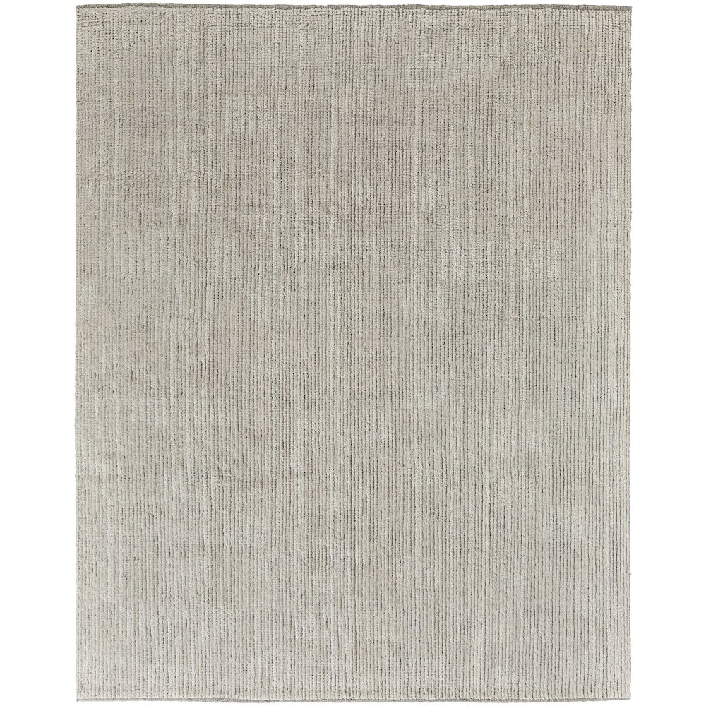 Alford Modern Solid, Ivory/Tan, 3'-6" x 5'-6" Accent Rug. Picture 1
