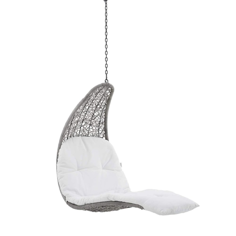Outdoor Lounge Chair In Neutral Color With Durable Construction, Modern Design. Picture 1