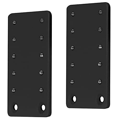 Steel Height Adjustment Kit Brackets for Computer Keyboard and Mouse Trays