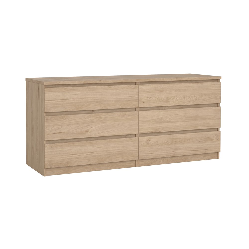 Scottsdale 6 Drawer Double Dresser, Jackson Hickory. Picture 3