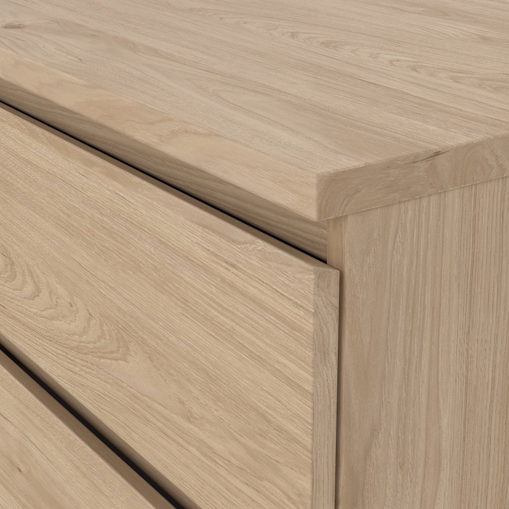 Scottsdale 6 Drawer Double Dresser, Jackson Hickory. Picture 6