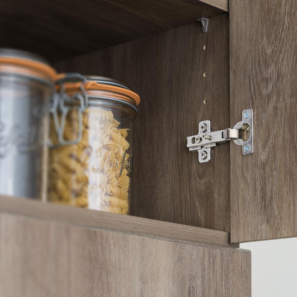 Elite 54 inch Wall Cabinet, Drifted Gray. Picture 8