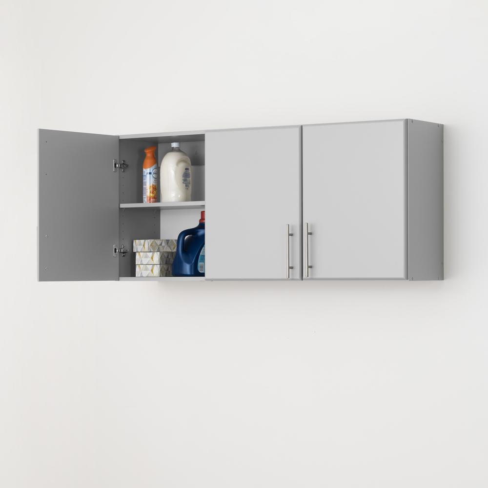 Elite 54 inch Wall Cabinet, Gray. Picture 12
