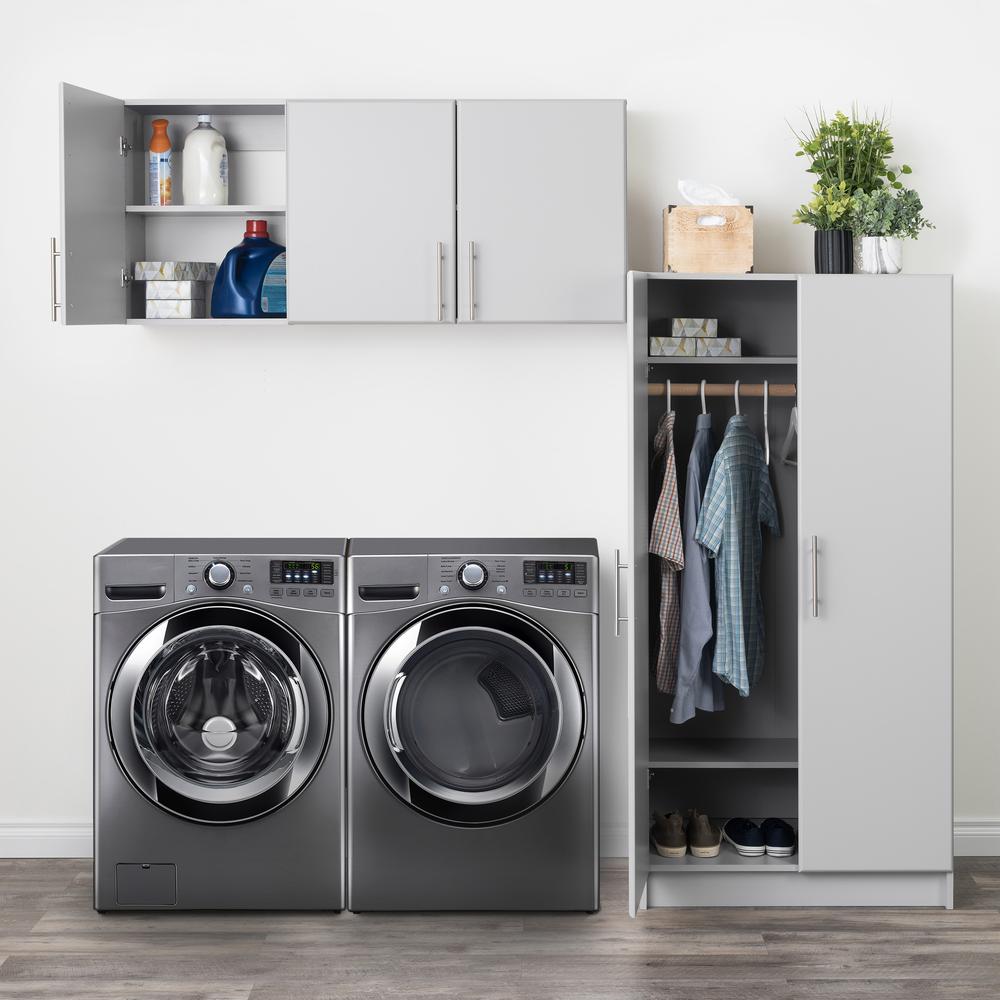 Elite 54 inch Wall Cabinet, Gray. Picture 18