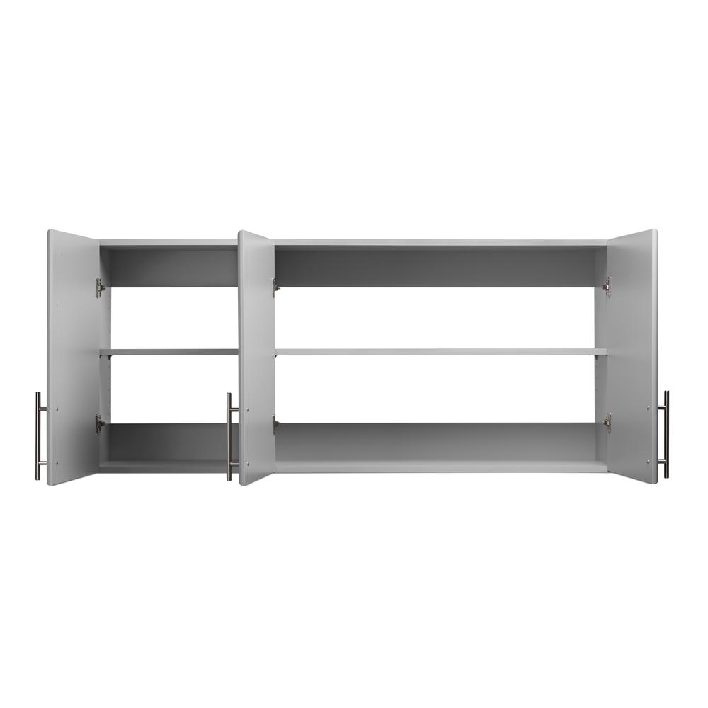 Elite 54 inch Wall Cabinet, Gray. Picture 3