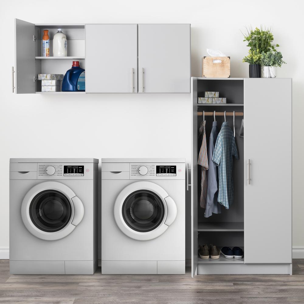 Elite 54 inch Wall Cabinet, Gray. Picture 14