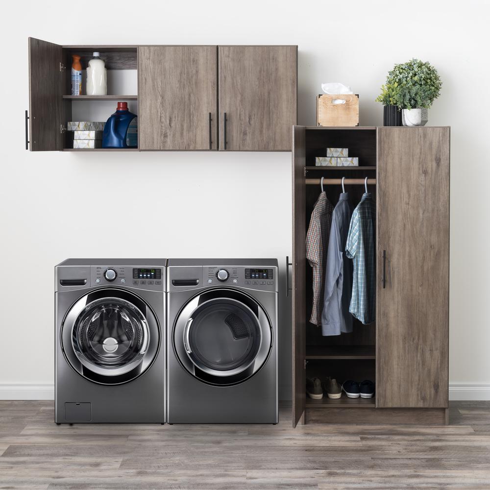 Elite 54 inch Wall Cabinet, Drifted Gray. Picture 11