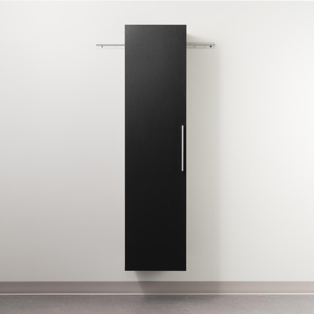 HangUps 18 inch Narrow Storage Cabinet, Black. Picture 7