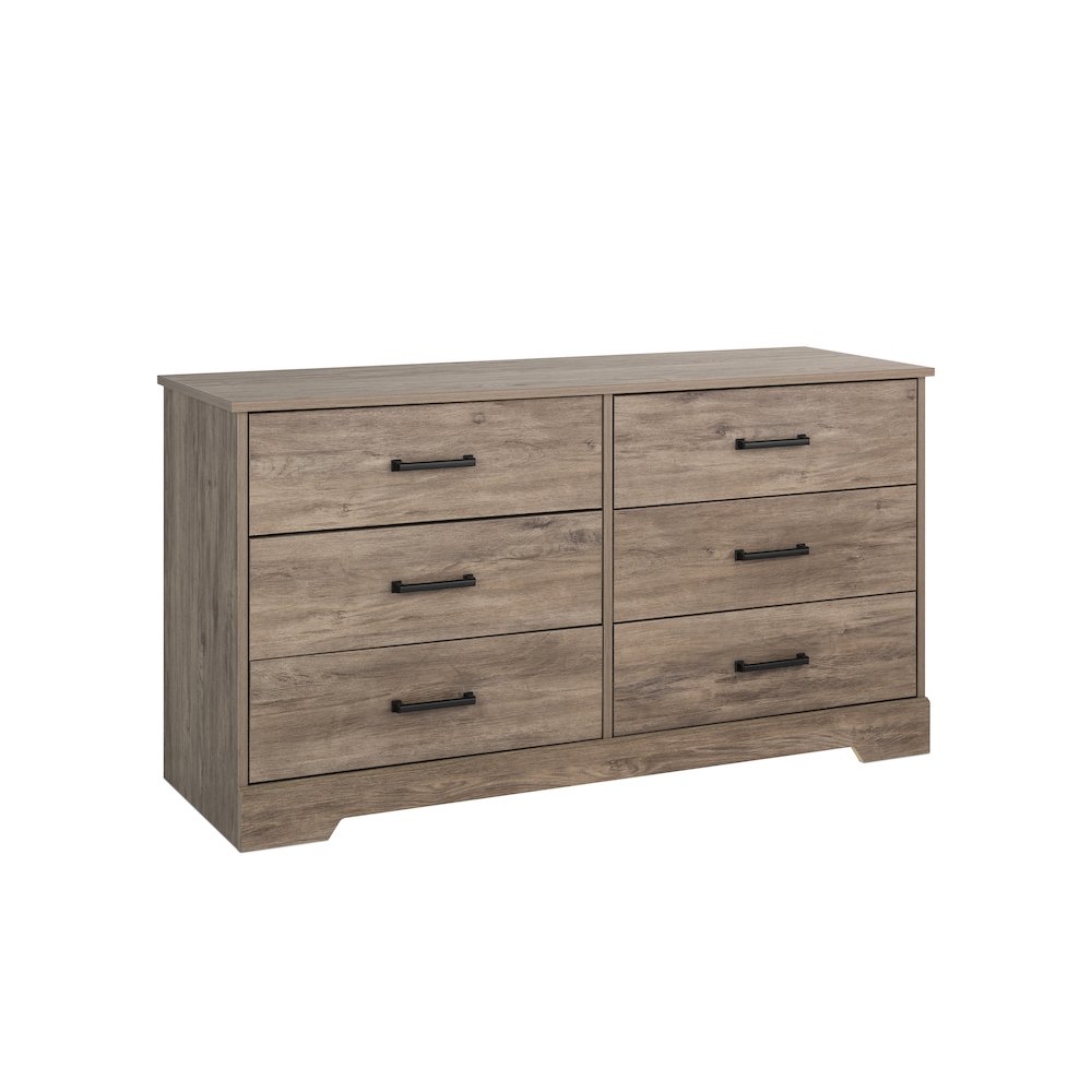 Dresser, Brown Dresser for Bedroom, Chest of Drawers with 6 Drawers. Picture 2