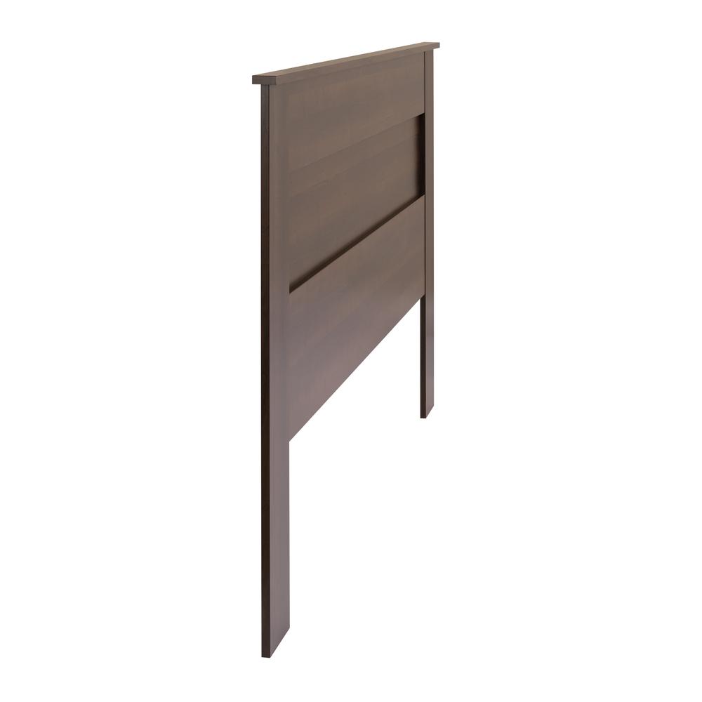 King Flat Panel Headboard, Espresso. Picture 3