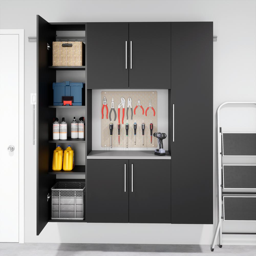 HangUps 18 inch Narrow Storage Cabinet, Black. Picture 18